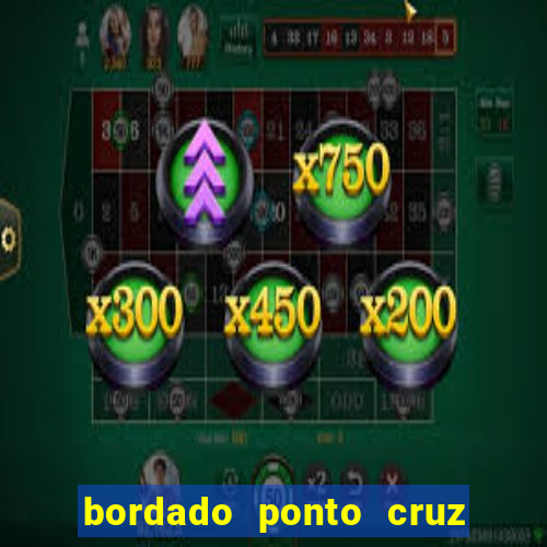 bordado ponto cruz do corinthians